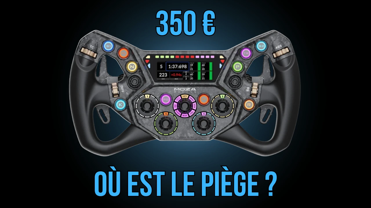 Test MOZA KS Pro : beaucoup de volant pour 349 €, à une condition