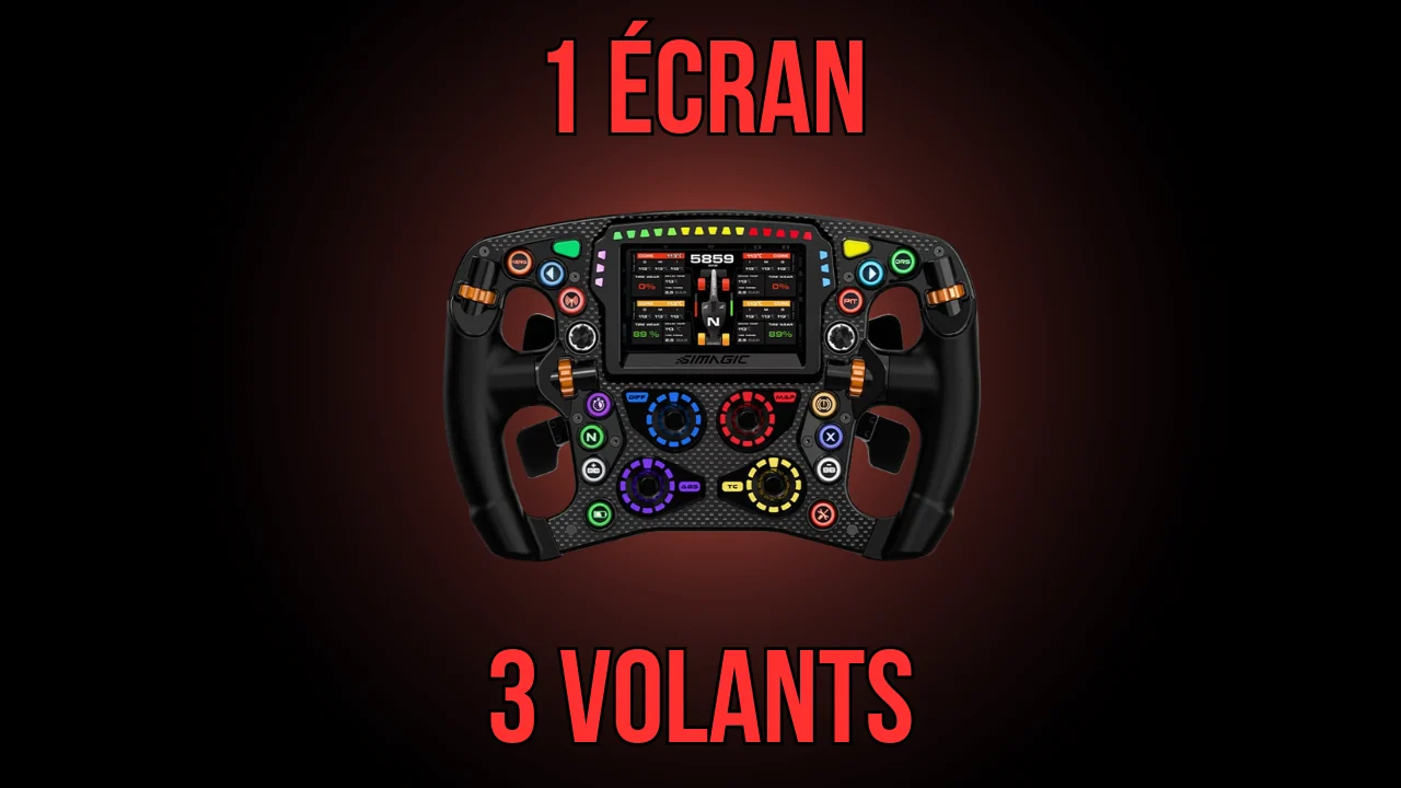 Test Simagic Zeus Formula : un seul écran pour tous vos volants